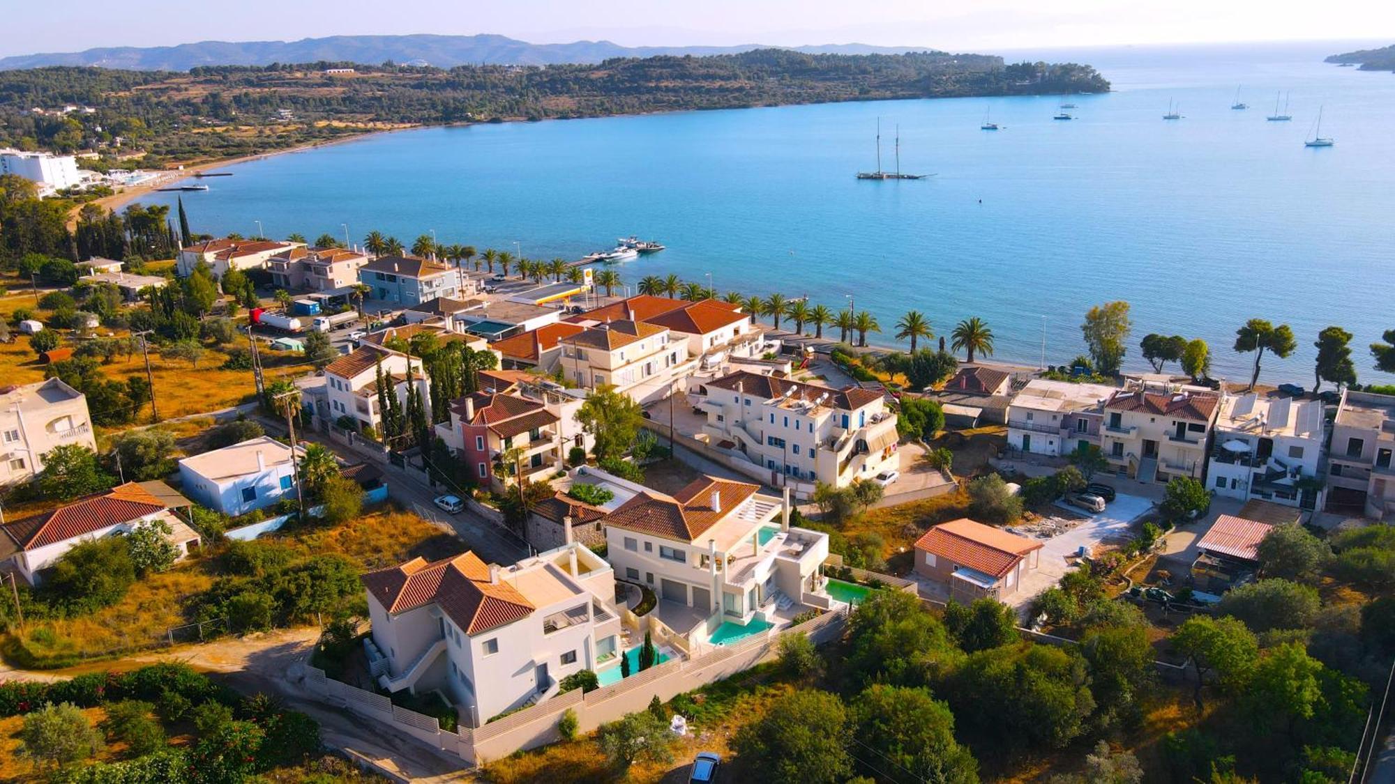 Luxury Houses With Private Pools In Porto Heli By Goutos Properties エクステリア 写真
