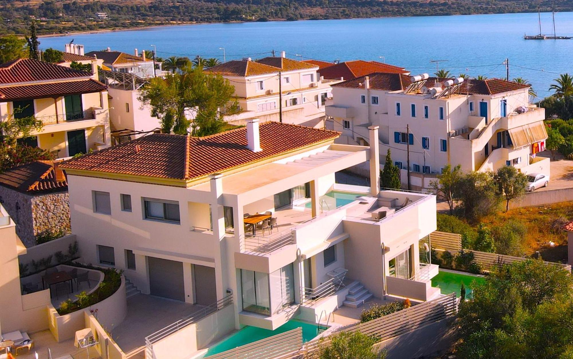 Luxury Houses With Private Pools In Porto Heli By Goutos Properties エクステリア 写真